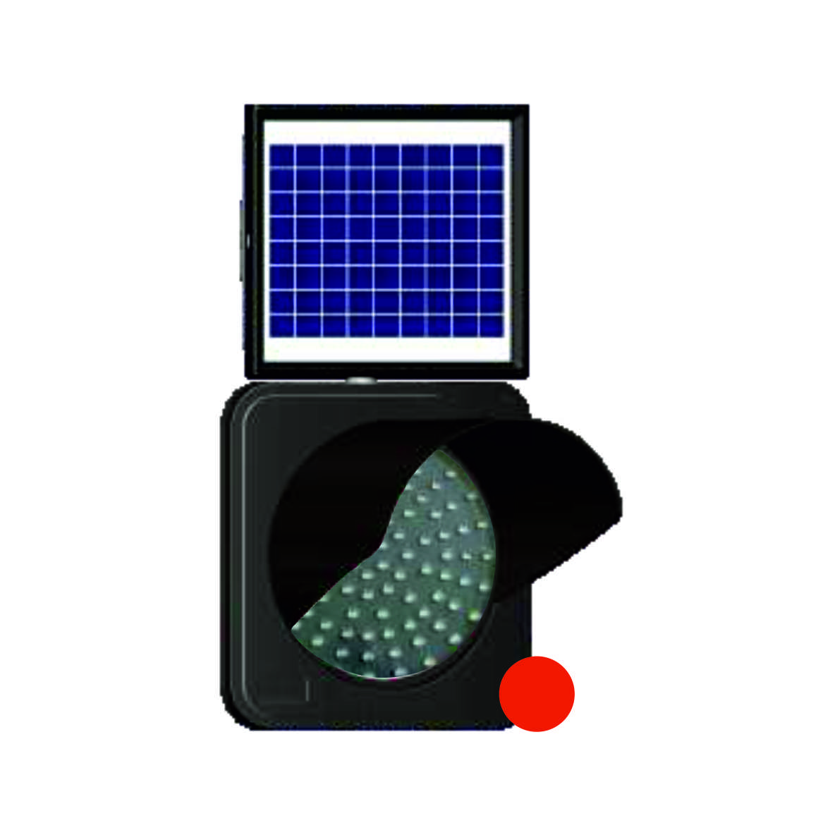 11853 FL K Solar LED'li Siperlikli Flaşör Lamba