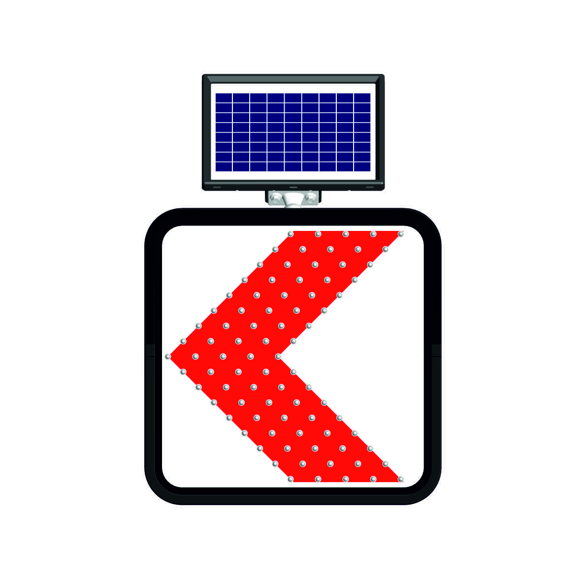 21800 FL - Şekil 6 Solar LED'li Uyarı Levhası