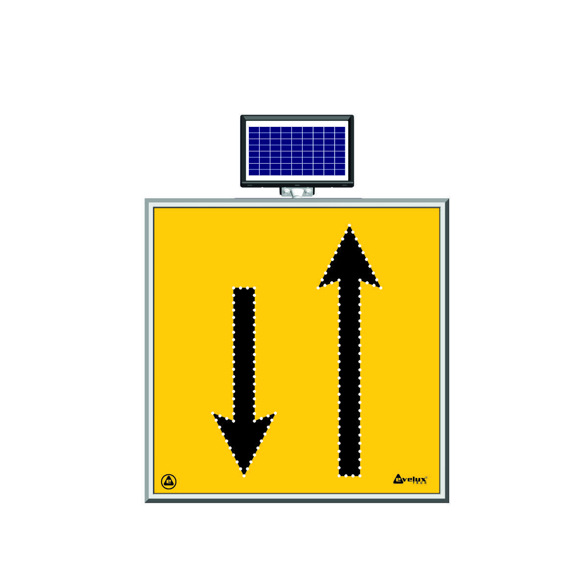 11600 S-LD - Şekil 11 Solar LED'li Yol Bakım Levhası