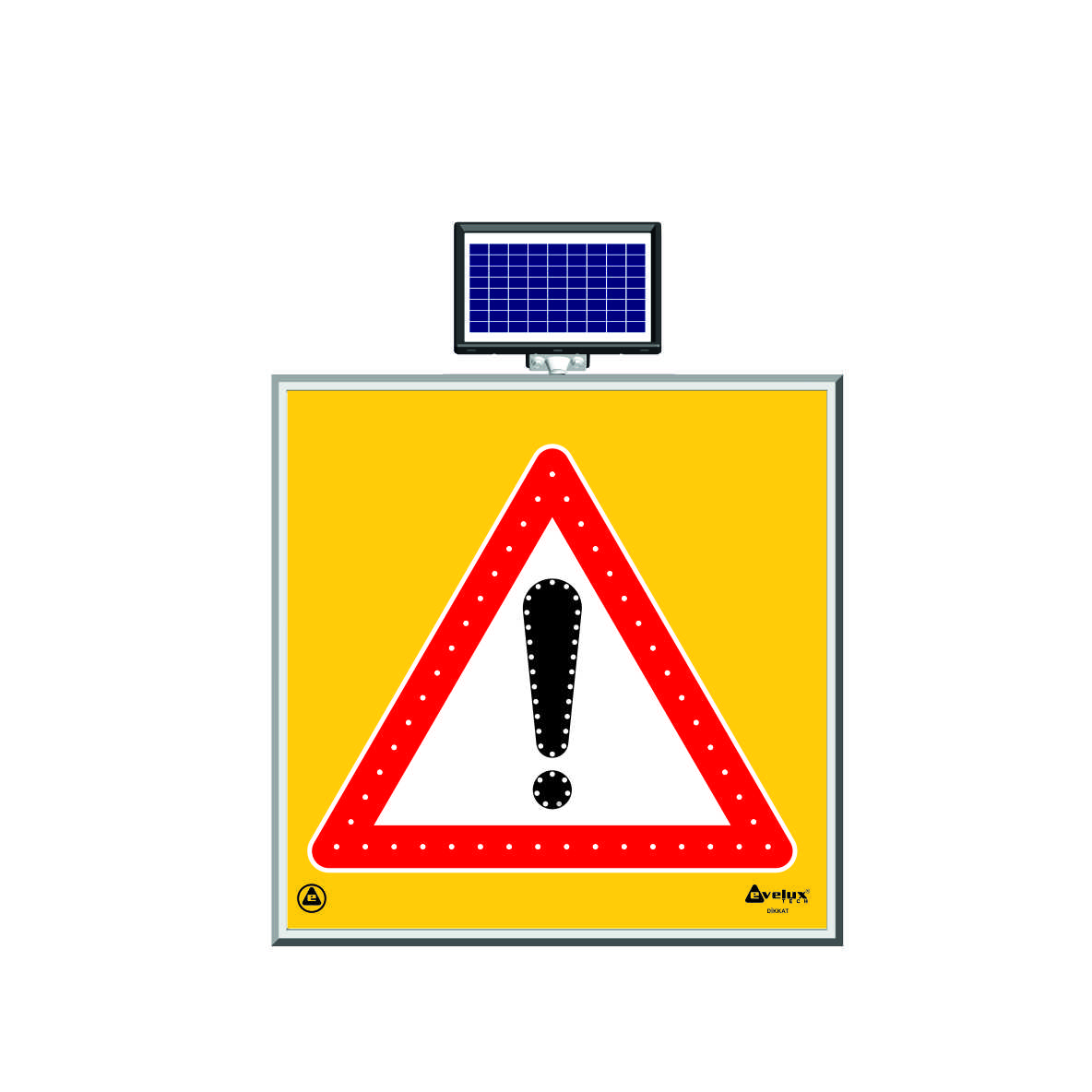 11600 S-LD - Şekil 2 Solar LED'li Yol Bakım Levhası